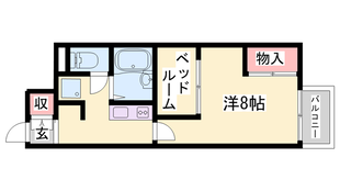 レオパレスカルム大久保の物件間取画像